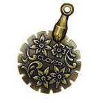 Thread Cutter Pendant Antique Gold~