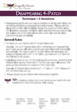 Pt - Disappearing 4-Patch Learning Series Card