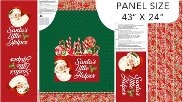 Peppermint Child Apron/Tote Bag Kit