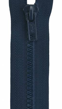 Sport Polyester 1-Way Separating Zipper 18"  Navy