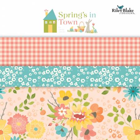 Spring's in Town - Fat Quarter Bundle, 21 Pcs.