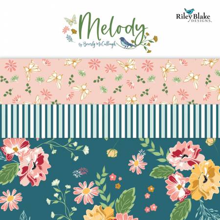 Melody Fat Quarter Bundle, 25 Pcs.