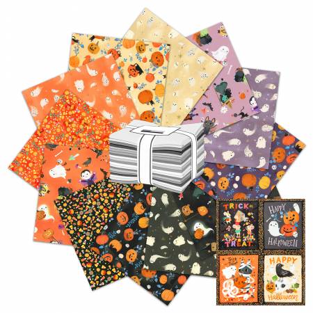 Half Yard Bundles Pumpkin Pals 13pcs