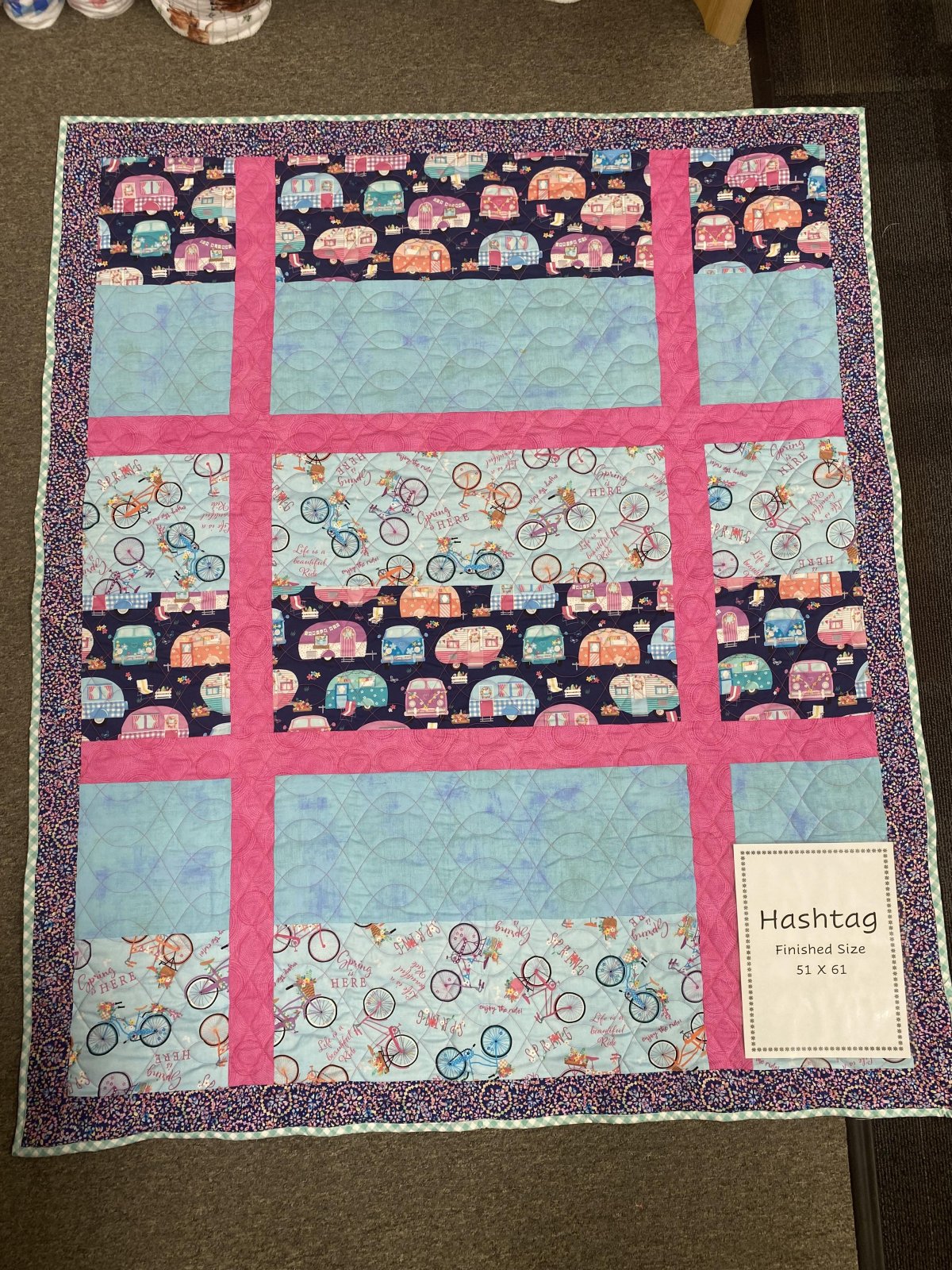 Snowman Gather- Half Yard Quilt