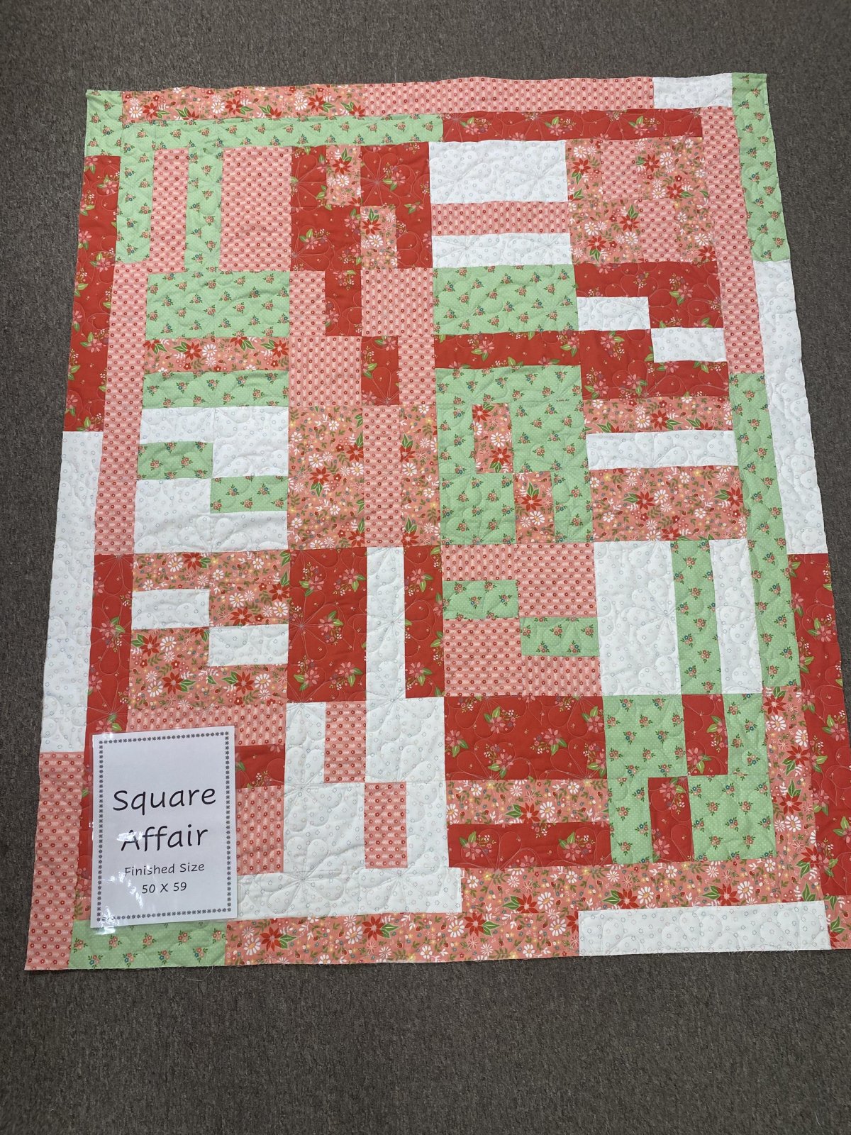 Snowman Gather- Half Yard Quilt