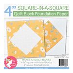 Square in a Square Block 4  in  Foundation Paper