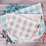 Gingham Mesh Project Bag Set    NLA