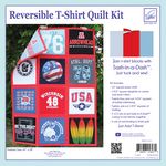 Just Add T-Shirts Quilt Kit - Red Sashing