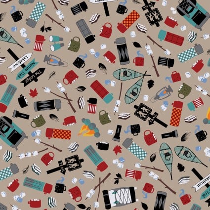 Great Outdoors Comfort Flannel - Tan