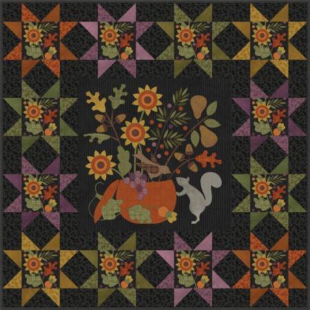 Autumn Harvest Flannel - Quilt Kit Autumn Harvest Panel Play