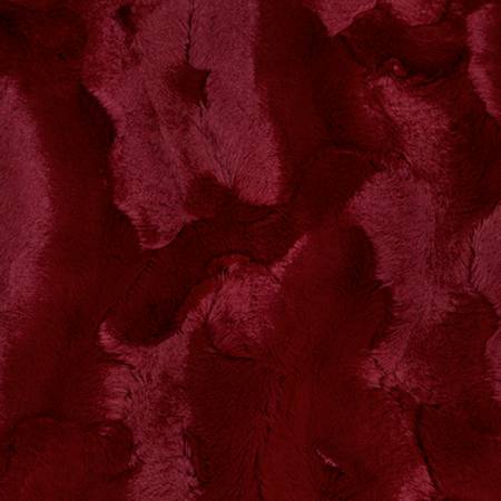 Luxe Cuddle Hide Embossed - Merlot