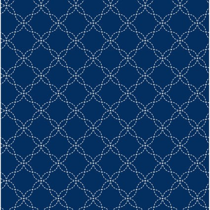 KimberBell Basics - Lattice - Navy