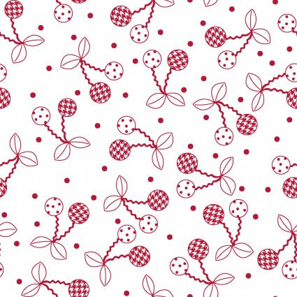 KimberBell Basics - Cheerful Cherries - Red