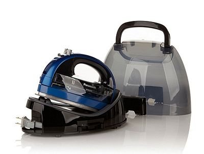 Blue - Panasonic 360 Freestyle Cordless Iron+Ceramic Sole Plate