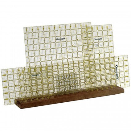 Omnigrid Wooden Ruler Rack