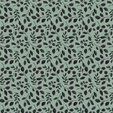 Quilting Cuddle - Green Garden Leaves