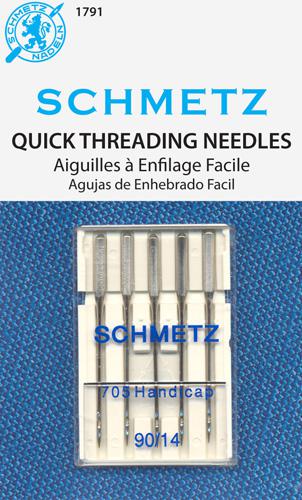 Quick Threading Needle 90/14 - 5pk