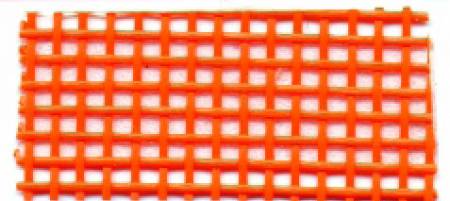 Vinyl Mesh Bag - Orange