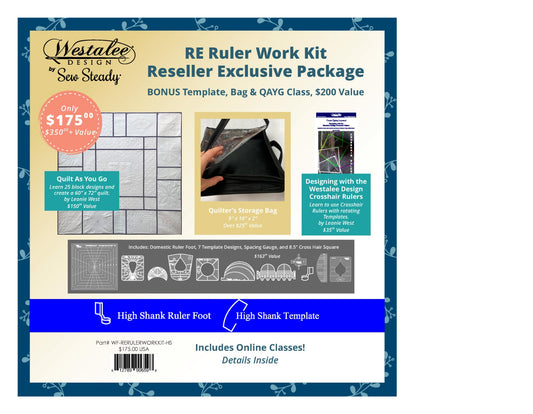 Rulers Beginners Kit w/Foot + Bag - HS