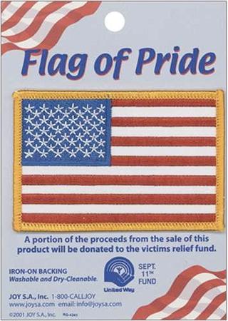 Flag-Iron on Emb Patch