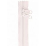 Handbag Zipper 40" Double Slide - White