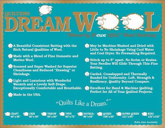 Dream Wool 46" x 36" Craft