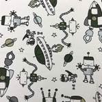 AVALANA JERSEY  - Black All Over Novelty Print