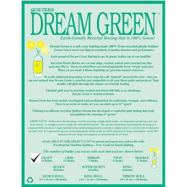 Dream Green 60" x 46" Craft