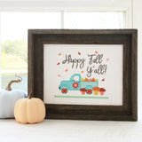 Pt - Happy Fall Y'all Paper Cross Stitch